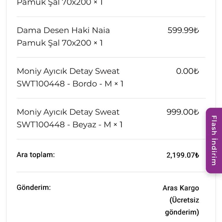 Organic Scarfs 20 Gün Geçmesine Rağmen Siparişim Gönderilmedi Ve İade Talebim