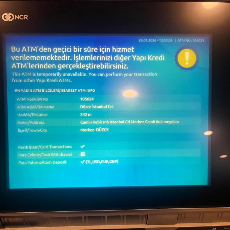 ATM'de Elektrik Kesintisi Nedeniyle 16.000 TL Para Kaybı Ve Sorumluluk Reddi