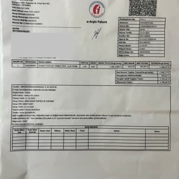 A101'den Alınan Stanley Termosunun Pipet Sorunu Ve İade Talebi