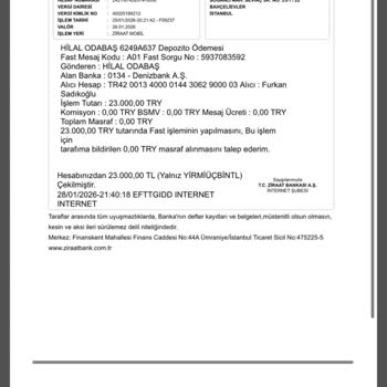 Çift Depozito Talebi Ve İade Edilmeyen 46.000 TL İçin Soruşturma Talebi