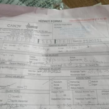 Ayıplı Kurutma Makinesi Tek Program Çalışıyor Ve Gürültülü, Değişim Talebi