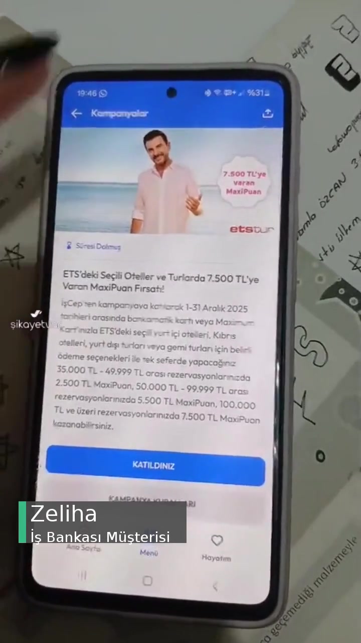 İş Bankası Vaat Ettiği Maxipuanı Yüklemedi 1 Ay Geçmesine Rağmen! videonun kapak resmi