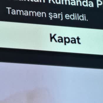 Şarjdan Çıkarınca Çalışmayan Kumanda Beni Mağdur Ediyor