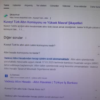 Altın Hesabı Kapatmada %4 Komisyonla Mağdur Oldum