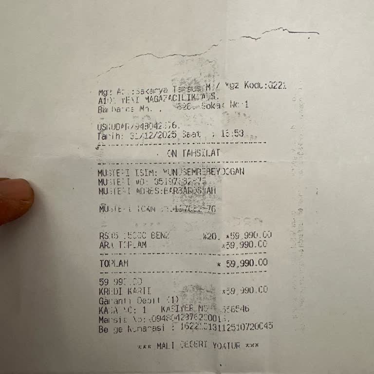 A101 Mağazasından Revolt Motosiklet Tesliminde Belgelerin Verilmemesi Ve Oylayıcı Tutum