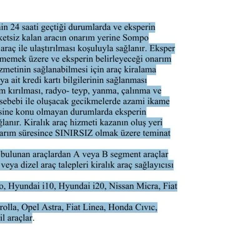Sompo'dan Fırtına Hasarında İkame Araç Sağlanmaması