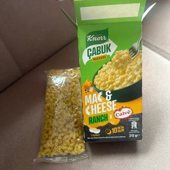 Knorr Mac & Cheese Ranch X Calve Ürününün Sos Paketi Eksik