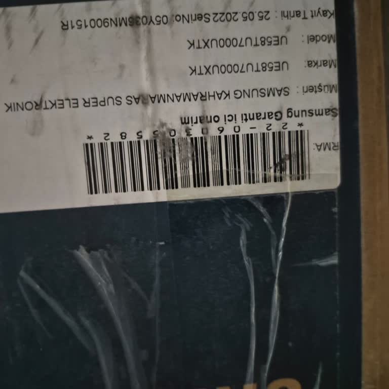 Samsung UE58TU7000 Model Televizyonun Tekrarlayan Panel Arızası Ve Ücretsiz Onarım Talebi