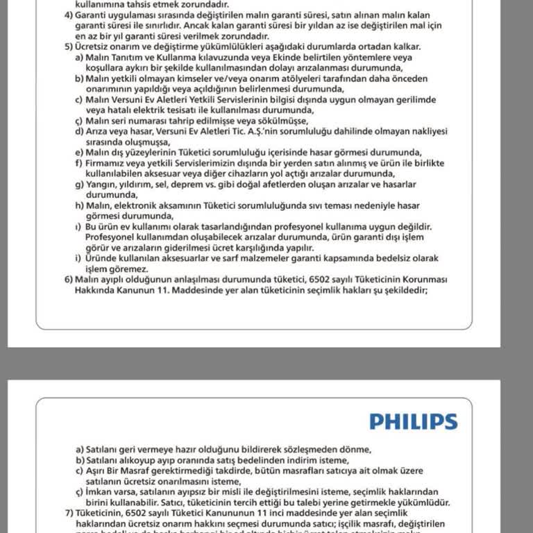 Garanti Kapsamında Kırılan Philips Süpürge Başlığı Reddedildi