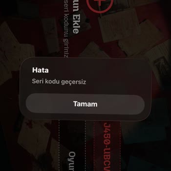 Tedi Seri Kod Geçersiz, Oyun Erişimi Sağlanamıyor