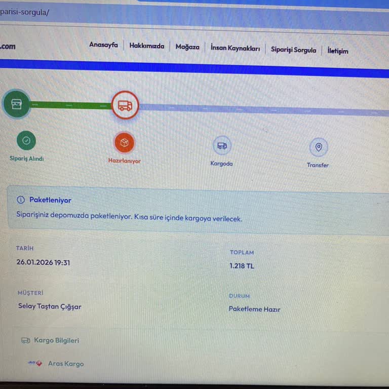 Hizlibakkal.com Ürünüm Hâlâ Kargoya Bile Verilmedi