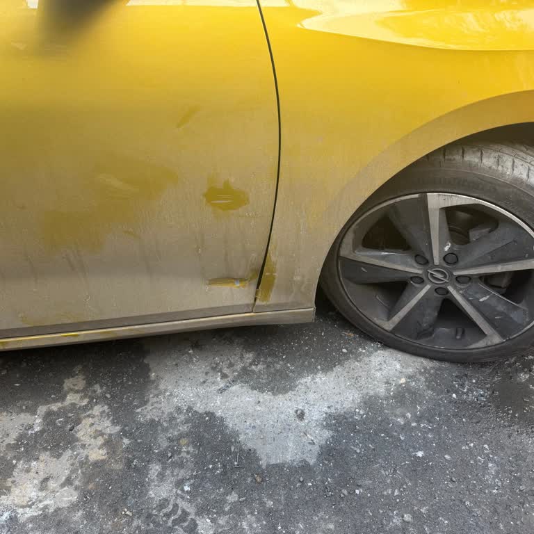 Opel Sağ Ön Çamurlukta Yanlış Boyama Ve Bilgi Eksikliği!