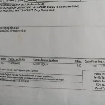 Cherry Tiggo 7 Pro Araçta Garanti Kapsamındaki Sensör Arızası İçin Parça Temini Ve Tamir Bekleniyor