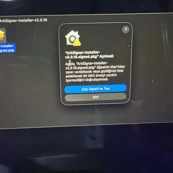Safari'de Arksigner Çalışmıyor, Acil Destek Gerekiyor