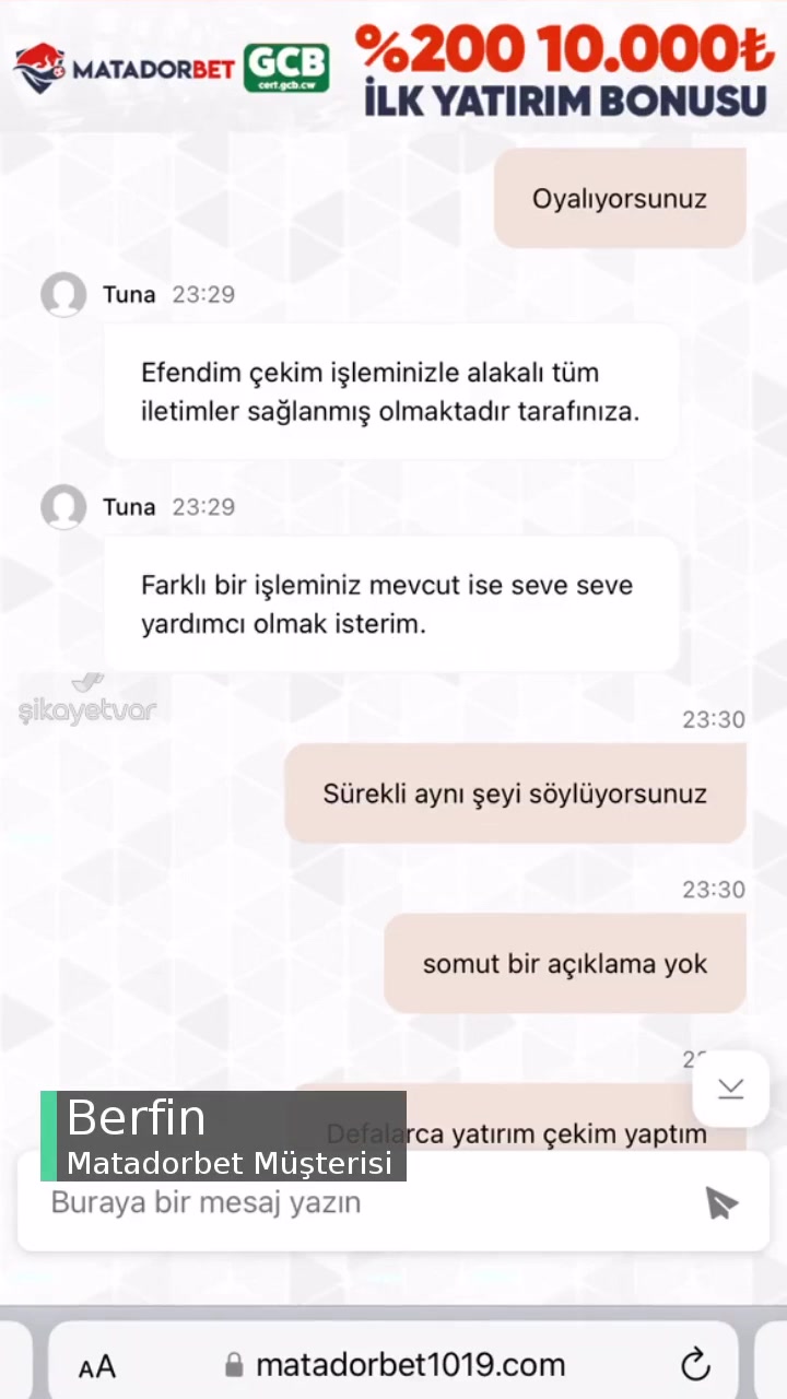 Matadorbet 25.000Tl İlk Çekimimi Ödemedi videonun kapak resmi