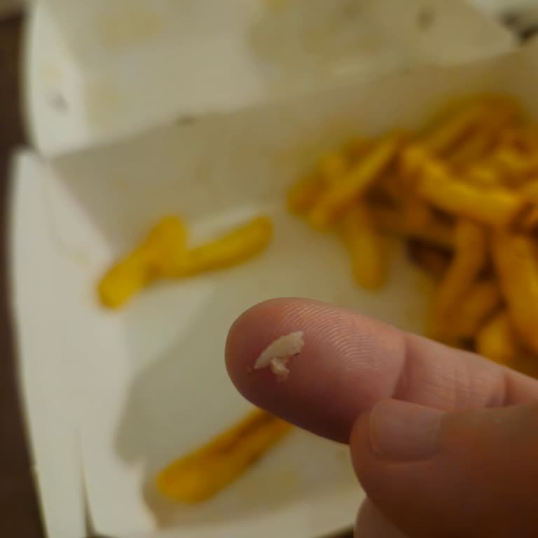 Soğuk Ve Gecikmeli Burgerde Kemik Parçası, Eksik Ürünler Ve Tam İade Talebi