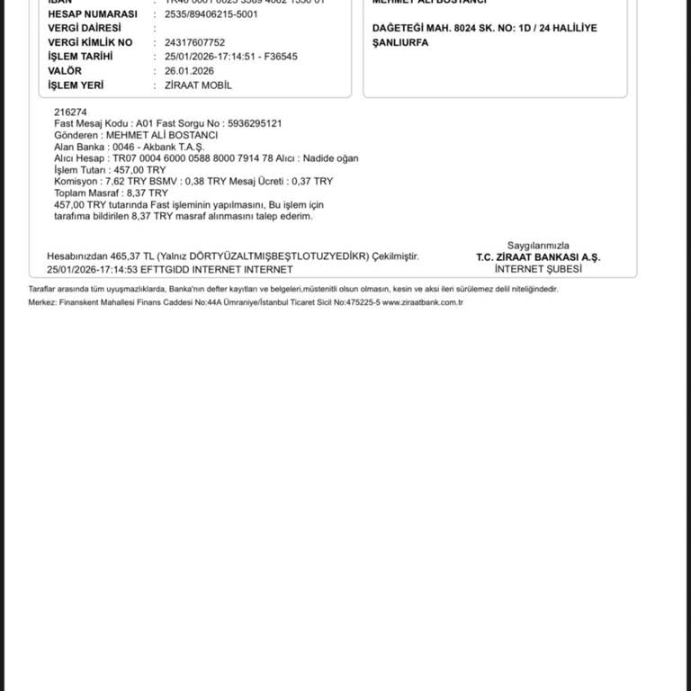 Hızlıbakkal'da Sahte Sipariş Ve 457 TL İade Talebi