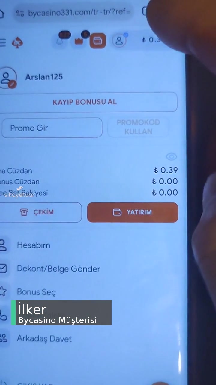Bycasino Gün İçerisinden Beridir Param Hesabıma Geçmiyor videonun kapak resmi