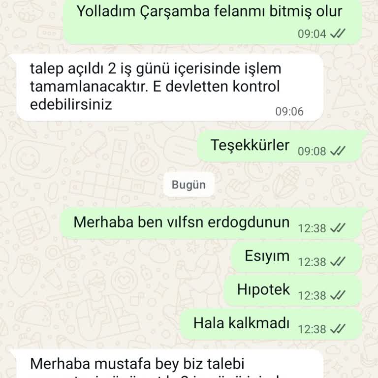 İpotek Kaldırma İki Gün Sözüne Uymadı