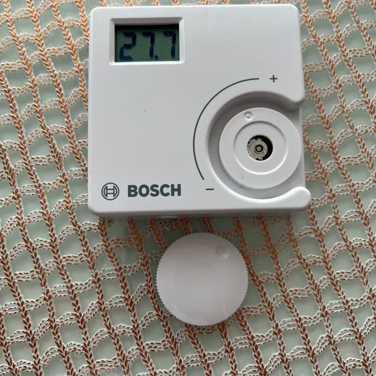 Bosch Termostatın Kırılgan Ayarlama Düğmesi Ücretsiz Değişim Talebi