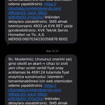 İkinci Ücret Talebi Ve İlk Tamir Ücretinin İadesi