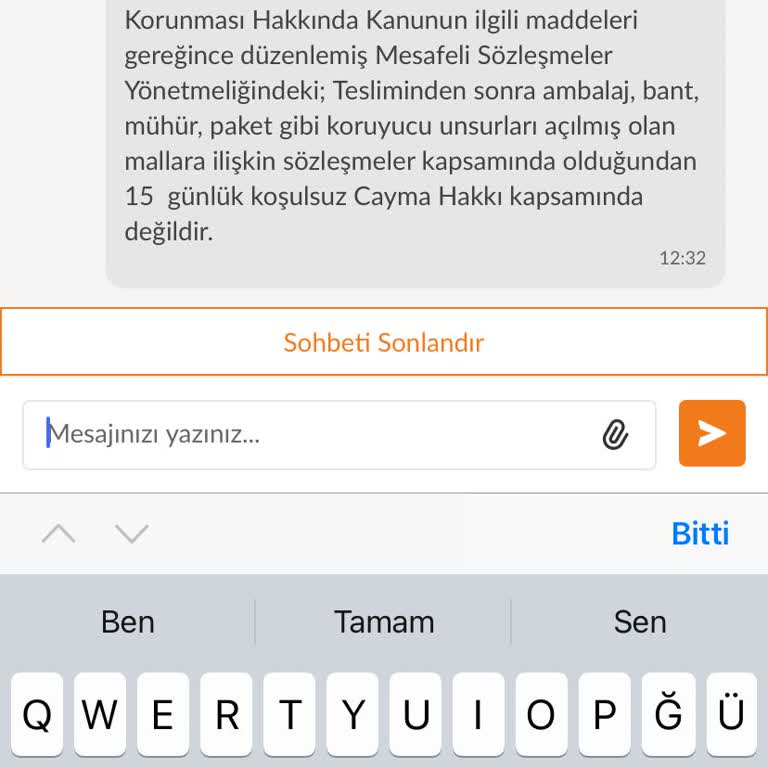 Arızalı Meyve Sıkacağı İçin Satıcı Tarafından Kullanılmış Gerekçesiyle İade Reddi