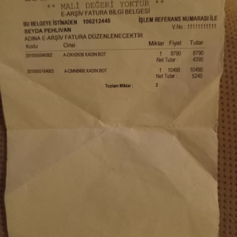 Dışarıda Giyilmediği Botlar İçin Değişim Reddedildi, İstenmeyen Ürünle Değiştirilmek Zorunda Kaldım