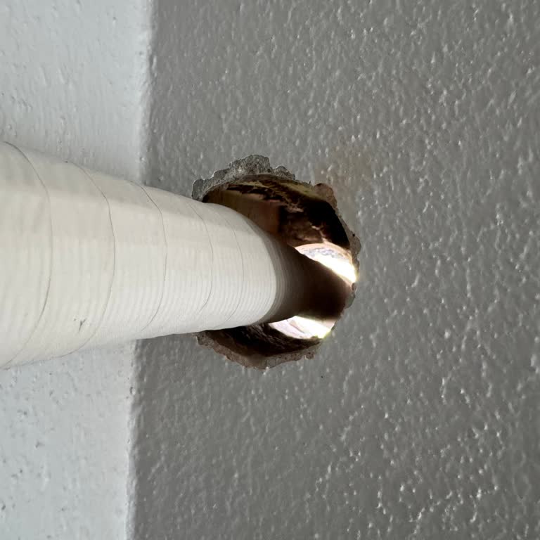 Daikin Klimasının Montajında Açılan Büyük Delik Duvarı Nem Ve Haşere Sorunlarına Yol Açıyor