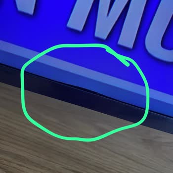 Ayıplı LG Televizyonda Çerçeve Siyah Bandı Taşması Değişim Talebi