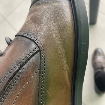 Derimod Kahverengi Ayakkabıda İlk Kullanımda Boya Atması Ve Değişim Reddi