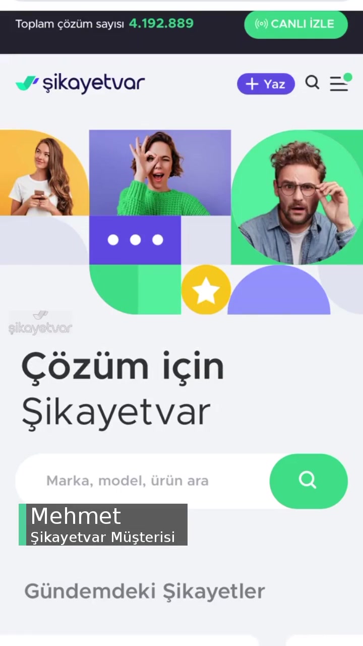 Şikayetvar Adlı Uygulamanın Yüklenmemesi videonun kapak resmi