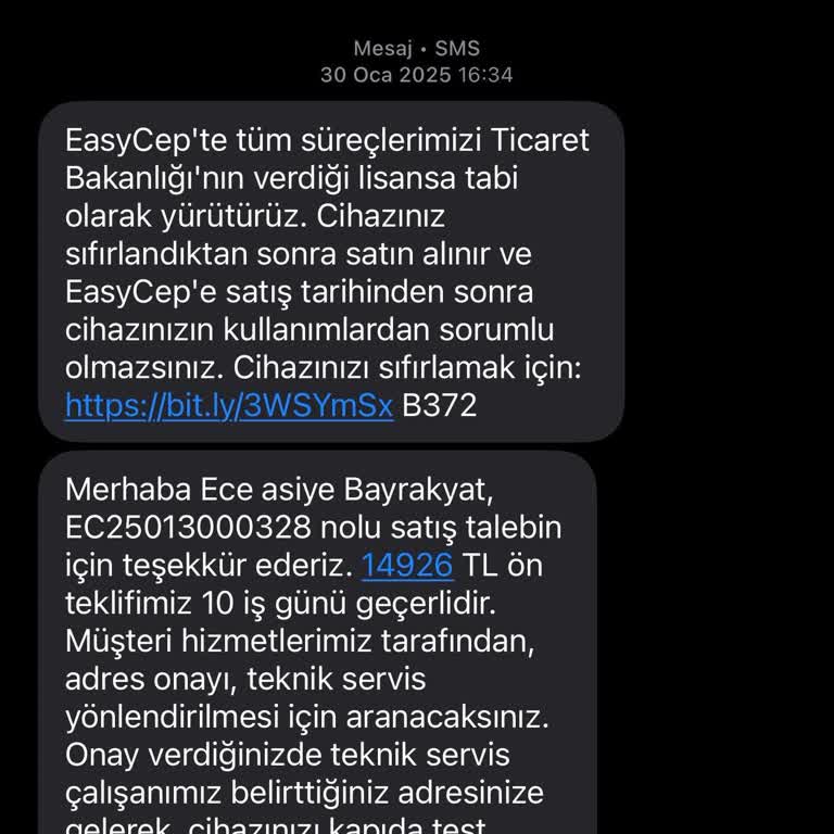EasyCep’in 14.976 TL Ödemesini Geciktirmesi Ve Yetkisiz Oyalaması