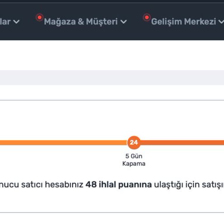 Trendyol Sözleşme Feshi Ve 48 İhlal Puanı Nedeniyle Mağazam Kapatıldı, Ödeme 90 Gün Bekletildi!