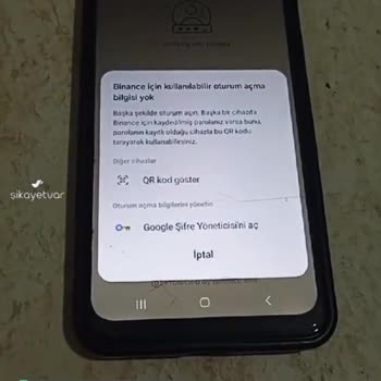 Binance Hesaba Giriş Yapamıyorum!