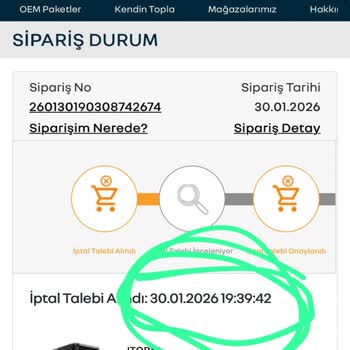 İptal Talebim Göz Ardı Edildi Ve 45.665 TL Ödeme Kartıma Dönmedi