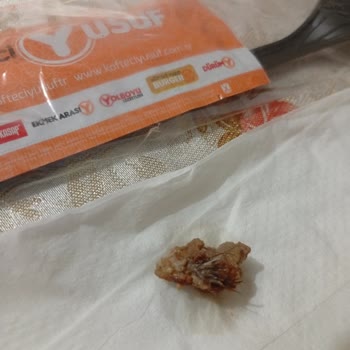 Köfteci Yusuf Kdz. Ereğli Dönerinde Tüy Bulundu