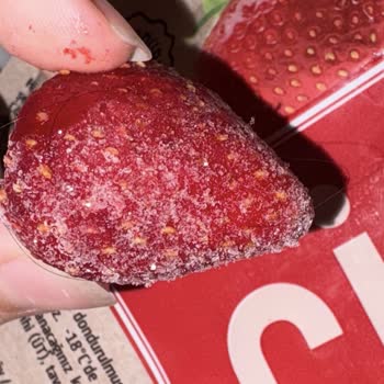 İlkadım File Market Dondurulmuş Çilekte Kıl Buldum