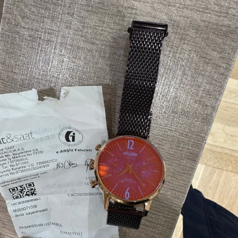 Welder Saatinin Kordon Klipsi Sorunu Ve Tam İade Talebi