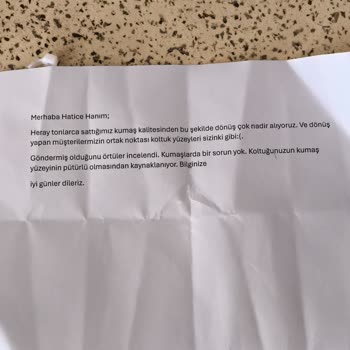 Ayıplı Kanepe Örtüsü: Tüy Dökümü Ve Sorumluluk Reddi