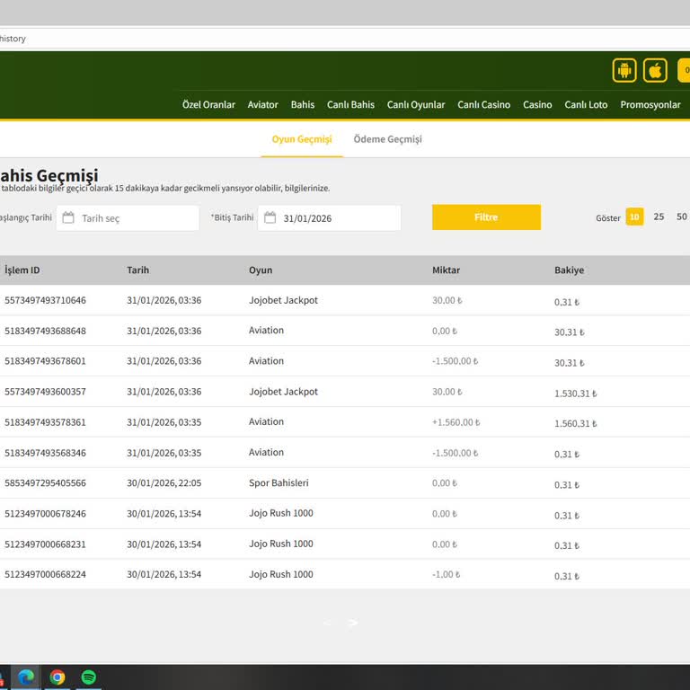 Jojobet Jackpot İşlemleriyle İzinsiz Bakiye Kesintisi Ve Haksız Suçlama