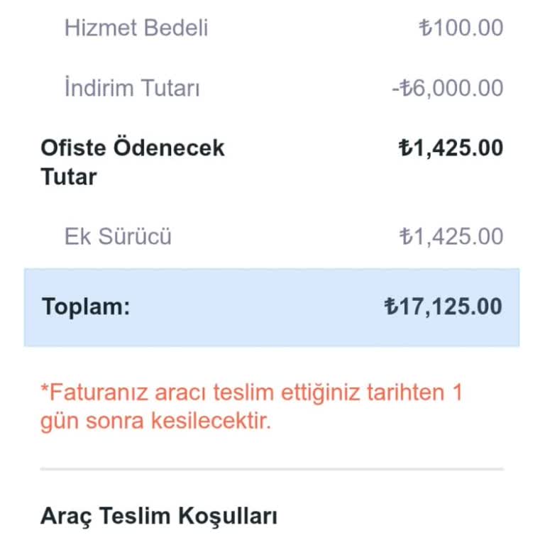 Findeks Politikası Nedeniyle Araç Kiralama İptali Ve Ücret İadesi Talebi