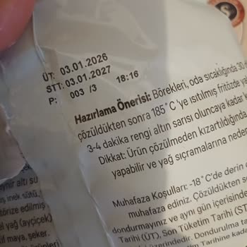 Harras Dondurulmuş Sigara Böreği İçinde Ekşi Hamur Bulunması Ve Gıda Güvenliği Endişesi