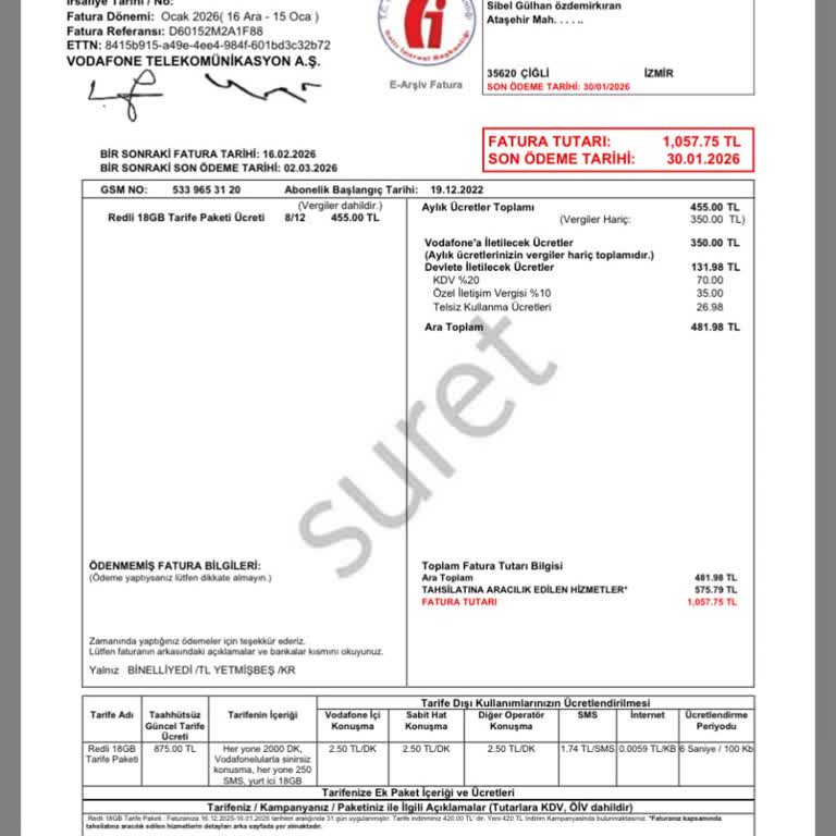 İzinsiz Mobil Ödeme Ve Servis Bedeli İçin Açıklama Ve İade Talebi