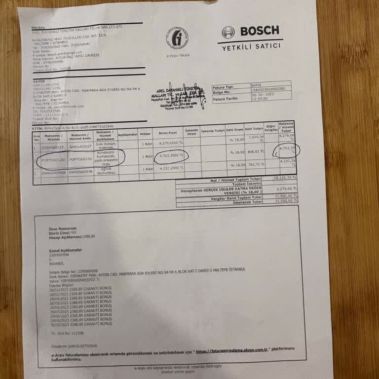 Montaj Hatası Ve Kalitesiz Malzeme Nedeniyle Ücretsiz Parça Değişimi Talebi