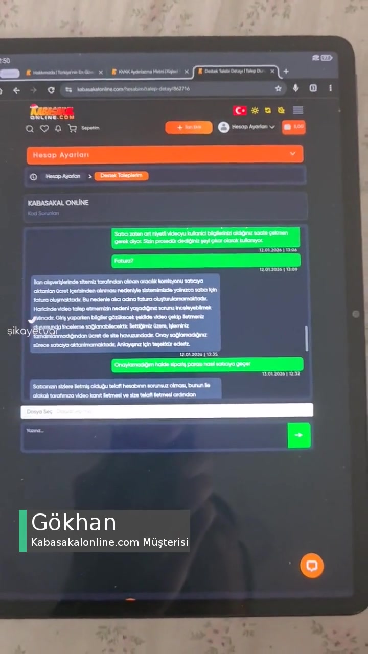 Kabasakalonline.com Mağduriyeti Ve İzinsiz Veri Kullanımı videonun kapak resmi