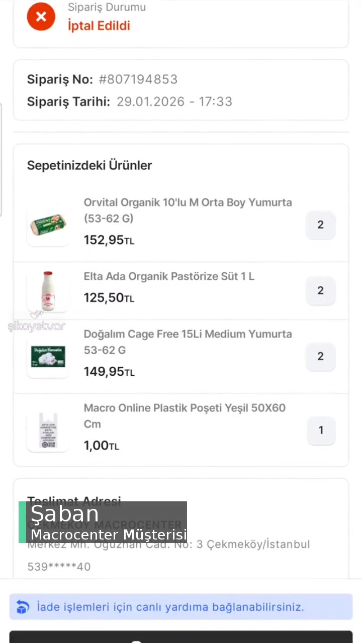 Macroonline Keyfi Sipariş İptali videonun kapak resmi