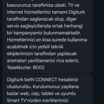 Digiturk Fiber Kurulumunun Gerçekleşmemesi Ve VDSL Hattının Bozulması