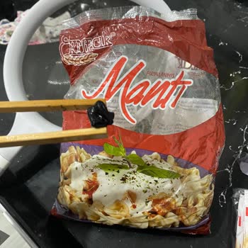 Ekmecik Mantısında Siyah Renkli Mantı Görüldü, Hijyen Ve Güven Endişesi