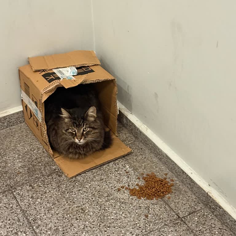 Emaar AVM Kedinin Sığınağını Ve Mama Kaplarını Sürekli Kaldırıyor