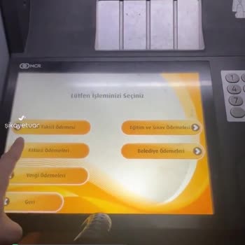 VakıfBank ATM Kredi Kartı İle Fatura Ödeme Sorunu!